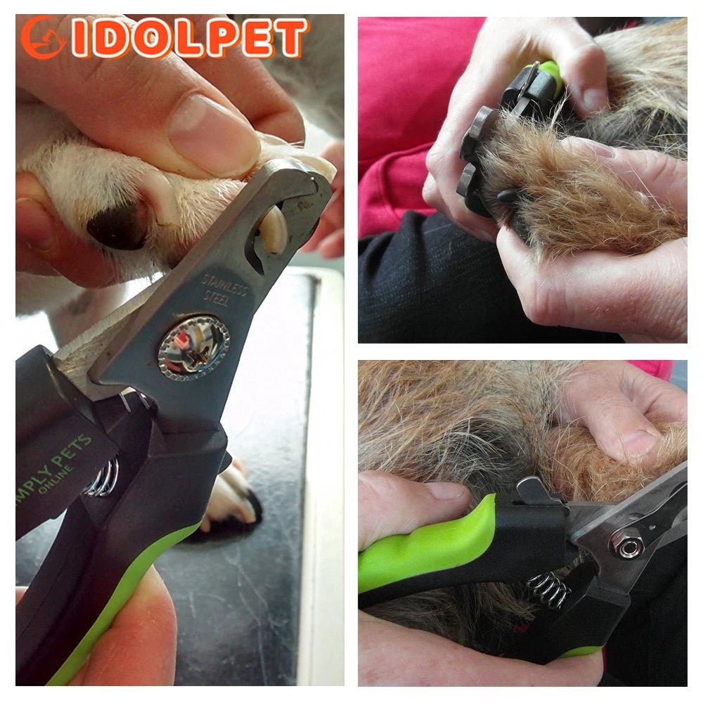 Safe & Smooth Trims: Pro-Grade Dog Nail Clippers with Safety Guard - Perfect for All Sizes! - Furrytool - Safe & Smooth Trims: Pro-Grade Dog Nail Clippers with Safety Guard - Perfect for All Sizes!